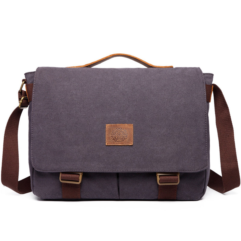 Canvas Messenger Bag Multi-functional Shoulder Bag Crossbody Bag