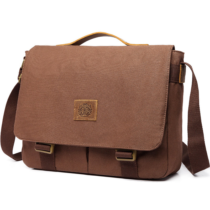 Canvas Messenger Bag Multi-functional Shoulder Bag Crossbody Bag