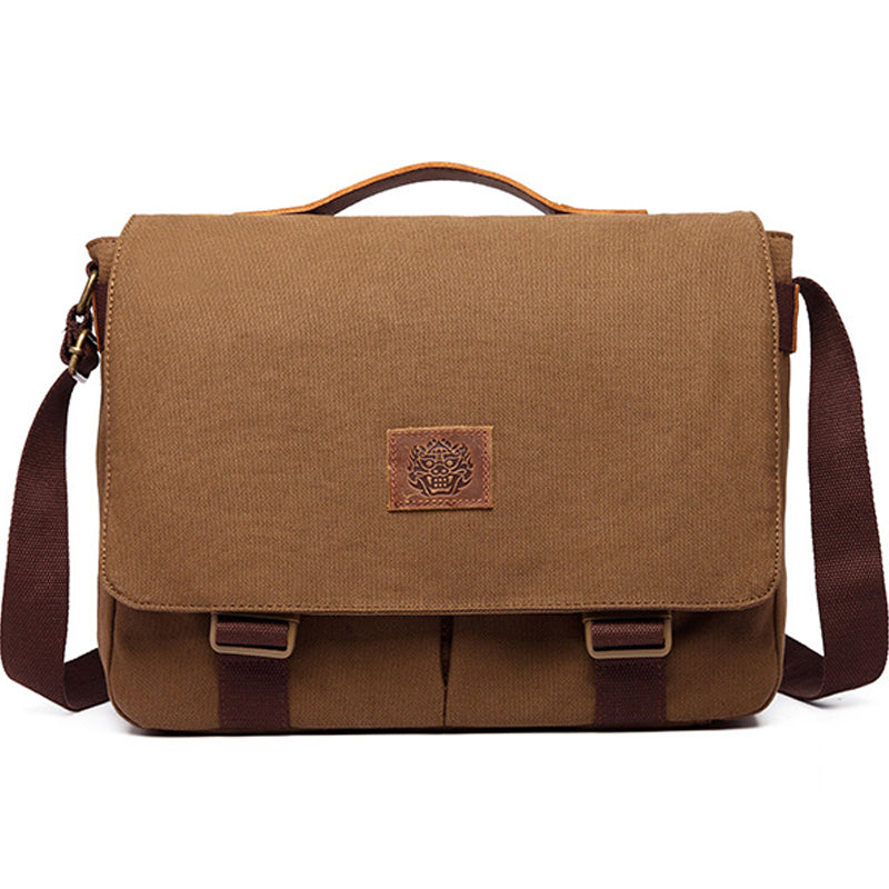 Canvas Messenger Bag Multi-functional Shoulder Bag Crossbody Bag