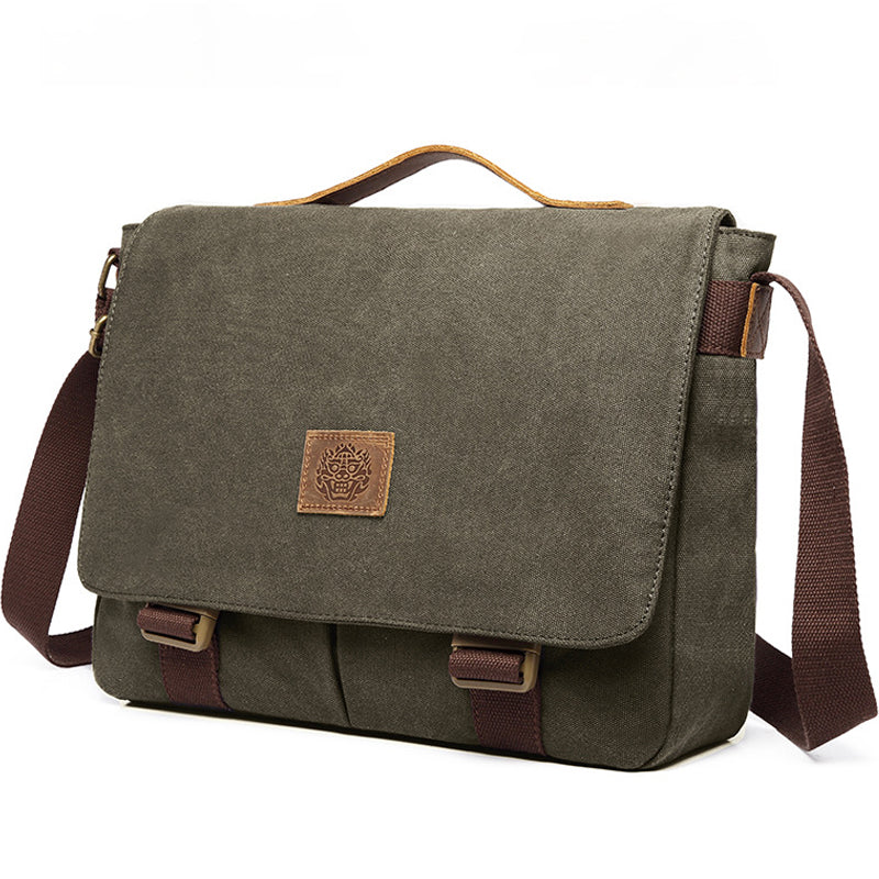 Canvas Messenger Bag Multi-functional Shoulder Bag Crossbody Bag