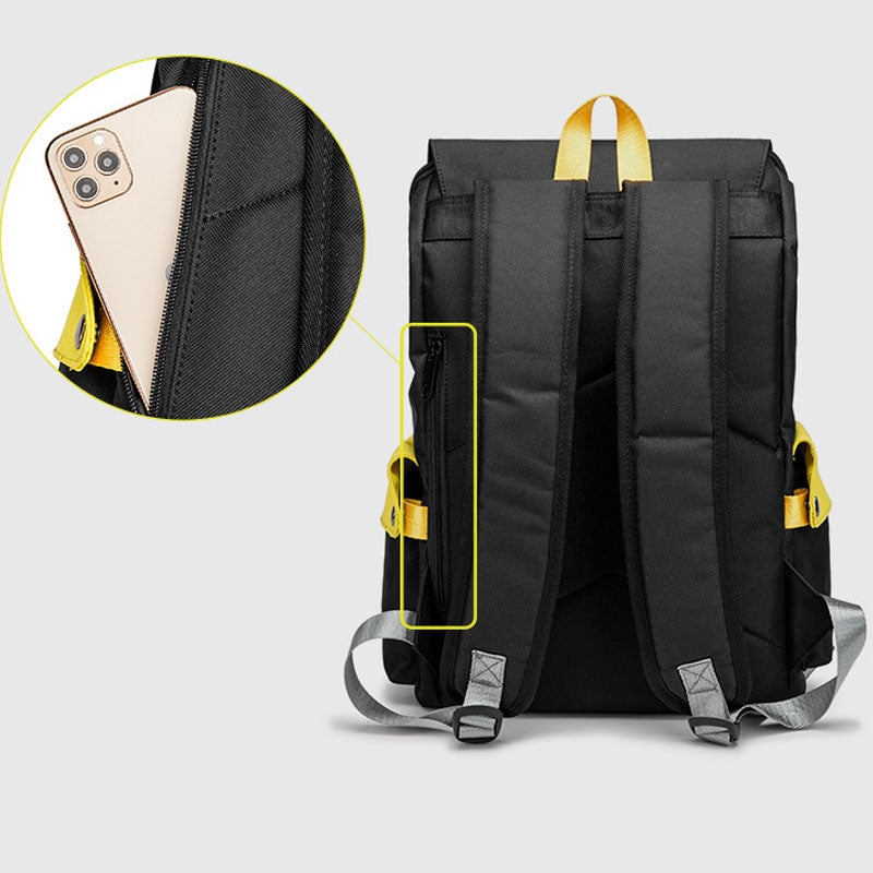 Anti Theft Laptop Backpacks Bookbag with USB Charging/Headphone Port