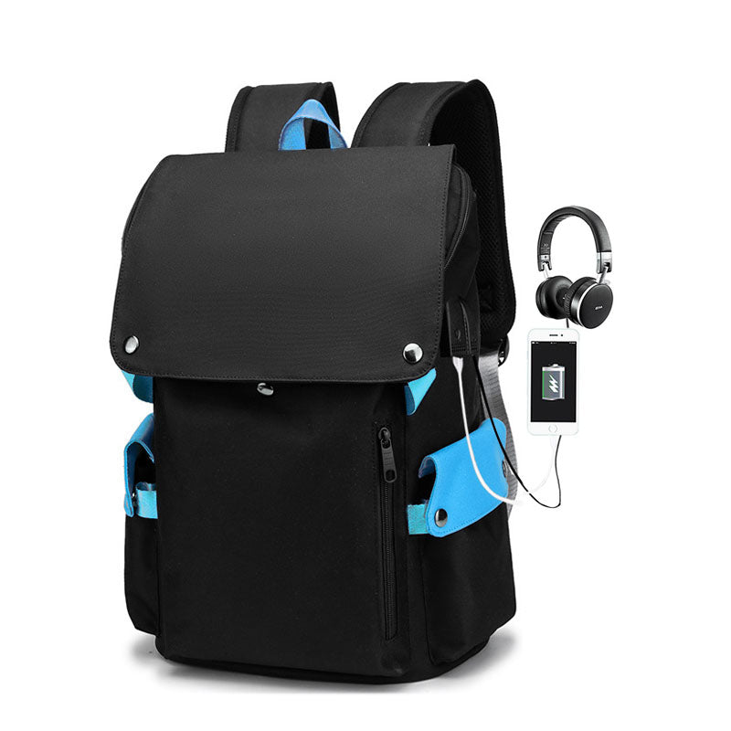 Anti Theft Laptop Backpacks Bookbag with USB Charging/Headphone Port