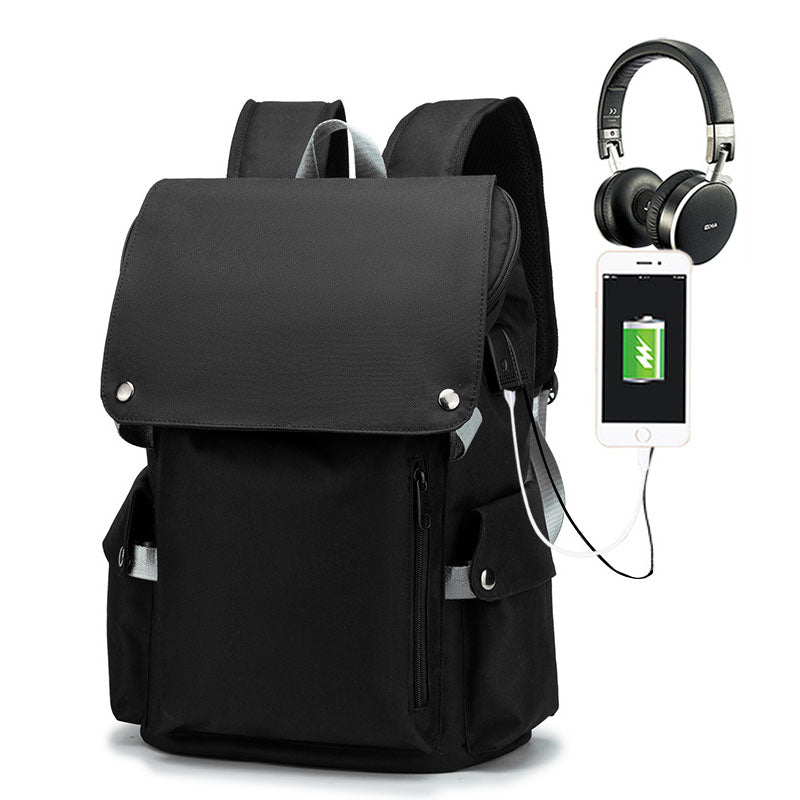 Anti Theft Laptop Backpacks Bookbag with USB Charging/Headphone Port