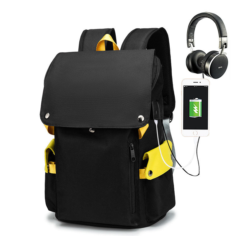 Anti Theft Laptop Backpacks Bookbag with USB Charging/Headphone Port