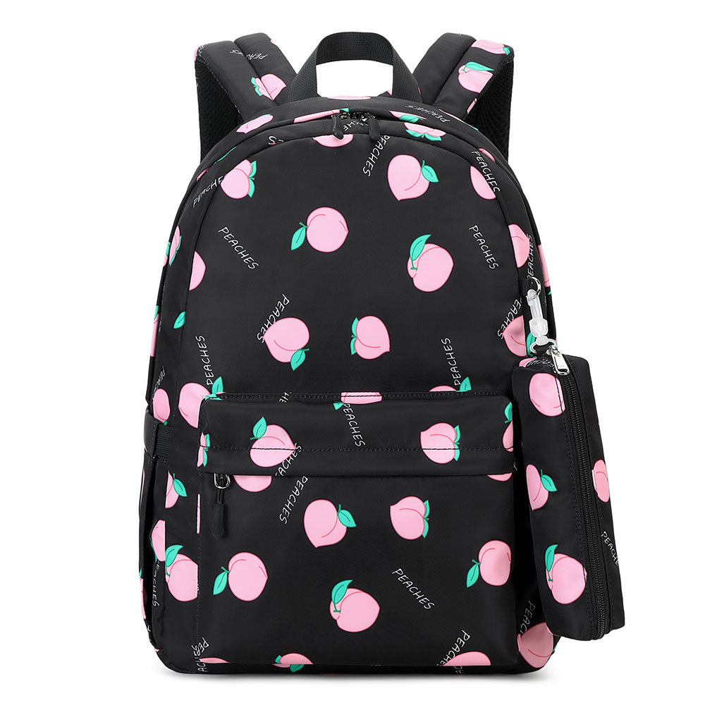 2022 Girls' Fashion Printing Backpack Bookbag for School Cute Nylon Schoolbag