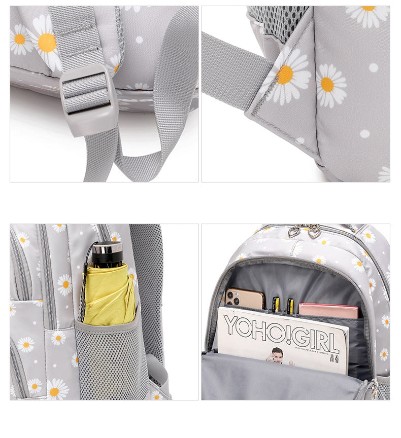 Daisy Backpack Set for Primary School Girl's Bookbag 3pcs