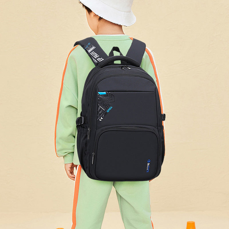 Elementary School Backpack Large Capacity Waterproof Bookbag for Students Boys