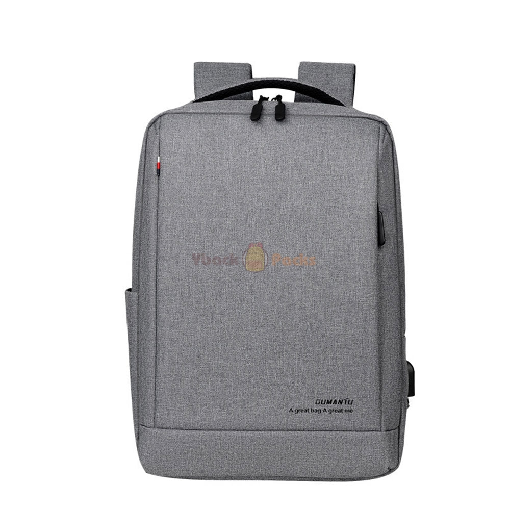 USB Backpack for Men Boys Anti Theft Business Laptop Backpack Daypack Slim College Bag