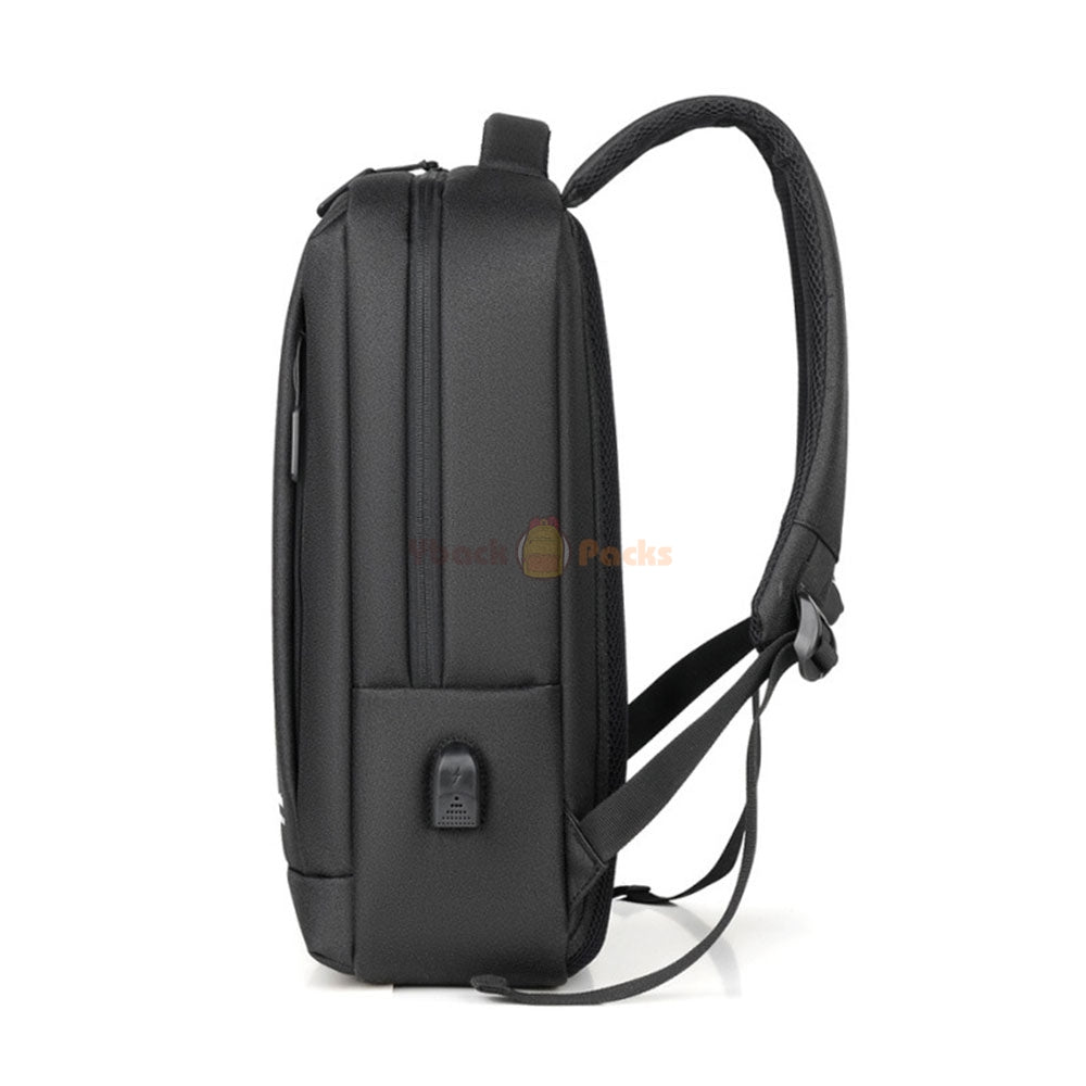 USB Backpack for Men Boys Anti Theft Business Laptop Backpack Daypack Slim College Bag