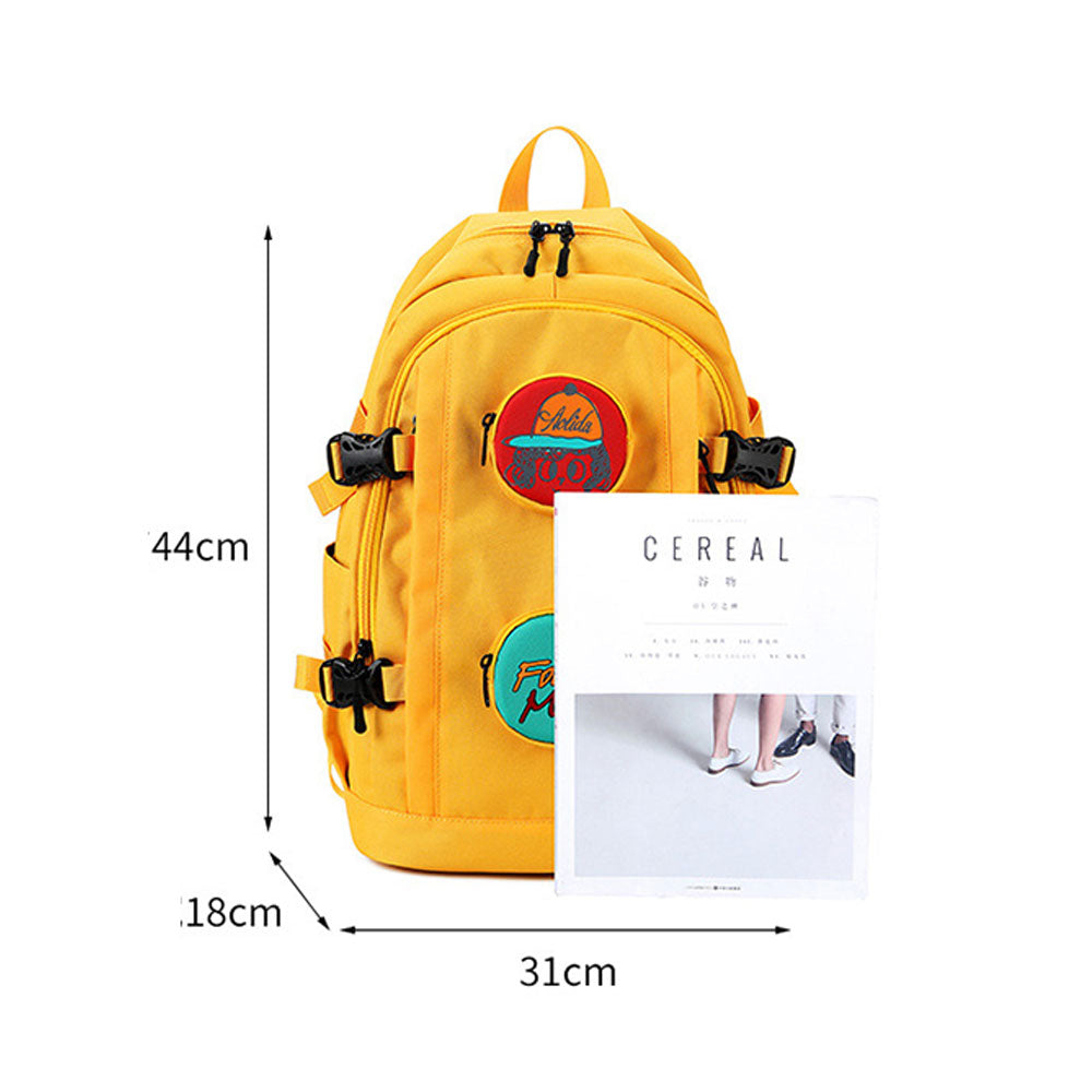 School Backpack for Girls Waterproof Oxford Large Capacity Travel Bag Candy Colors Bookbag