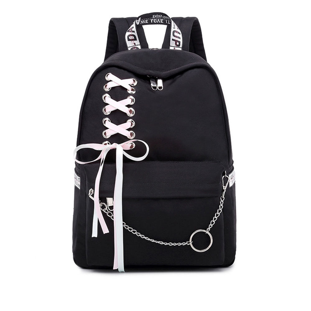 Teen Girls USB Backpack Bookbag Campus Travel Bag for High School Top Level