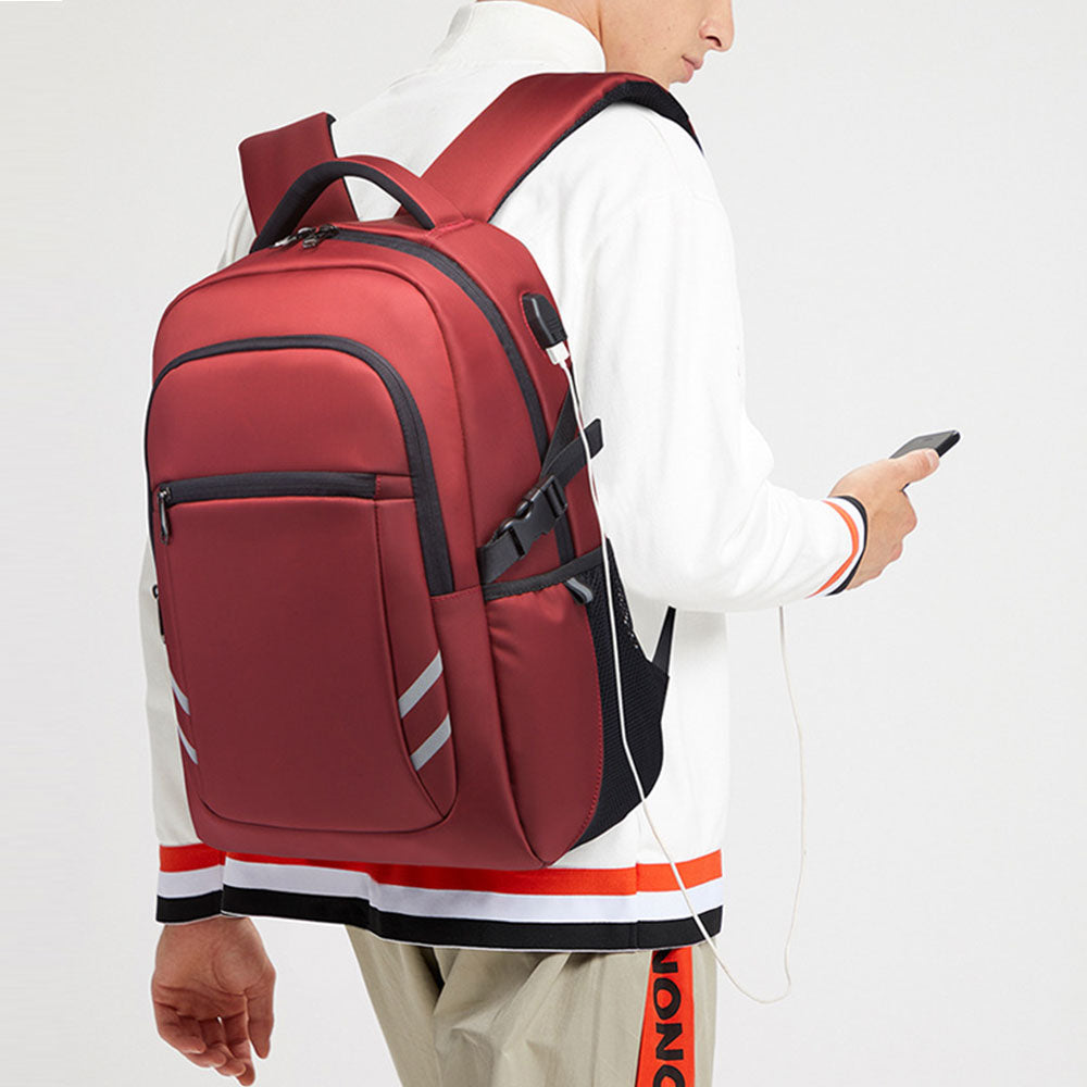 USB Business Commute Backpack for Men Durable Laptop Backpack Travel Bag Top Level