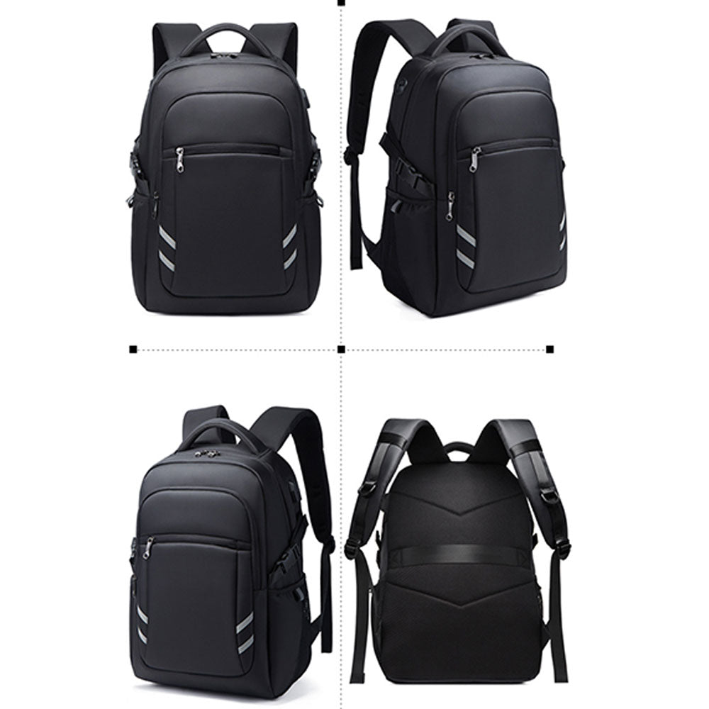 USB Business Commute Backpack for Men Durable Laptop Backpack Travel Bag Top Level