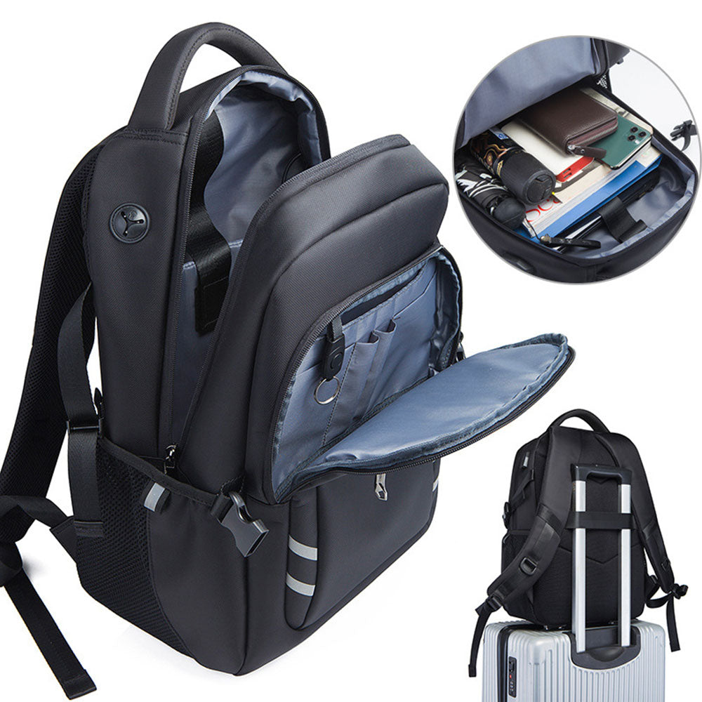 USB Business Commute Backpack for Men Durable Laptop Backpack Travel Bag Top Level