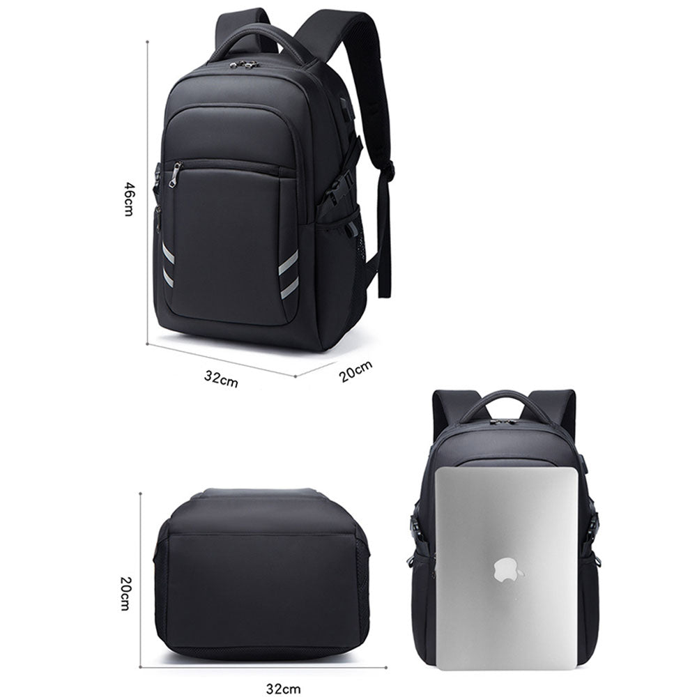 USB Business Commute Backpack for Men Durable Laptop Backpack Travel Bag Top Level