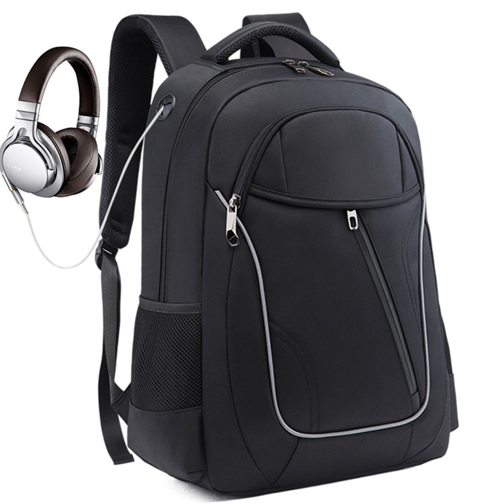 Business Backpack for Men Cmmerical Oxford Bag with USB Charging Port Top Level