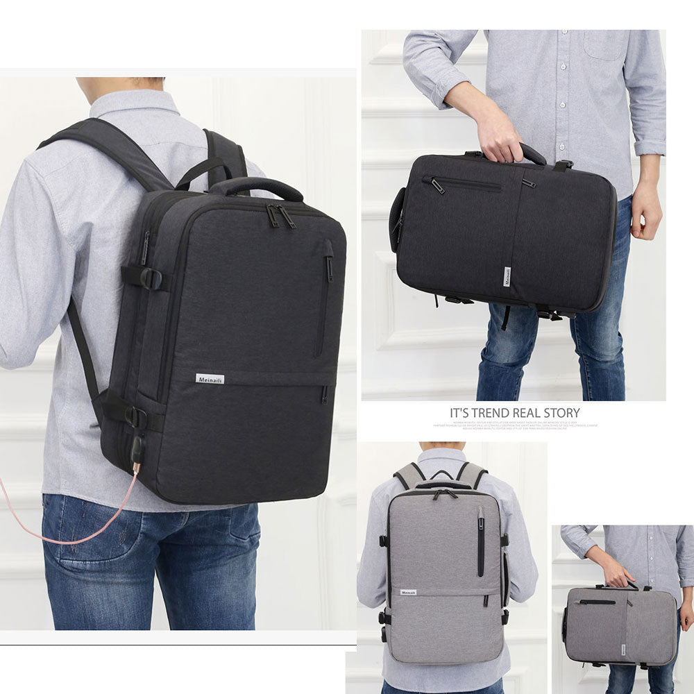 Fashion Business Backpack Commute Slim Daypack for Men & Boys Waterproof Oversized Bag