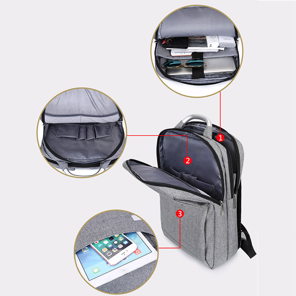 Computer Backpack Fits 15.6" Laptop Lightweight Commuter Business Bag School Bookbag for Teens