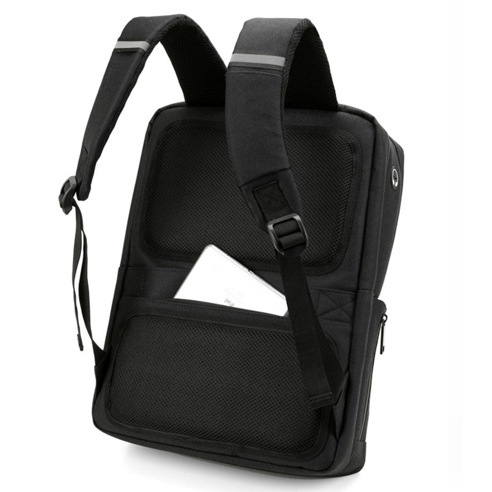 USB Anti-theft Backpack Fits 15.6" Laptop Durable Oxford Travel Bag