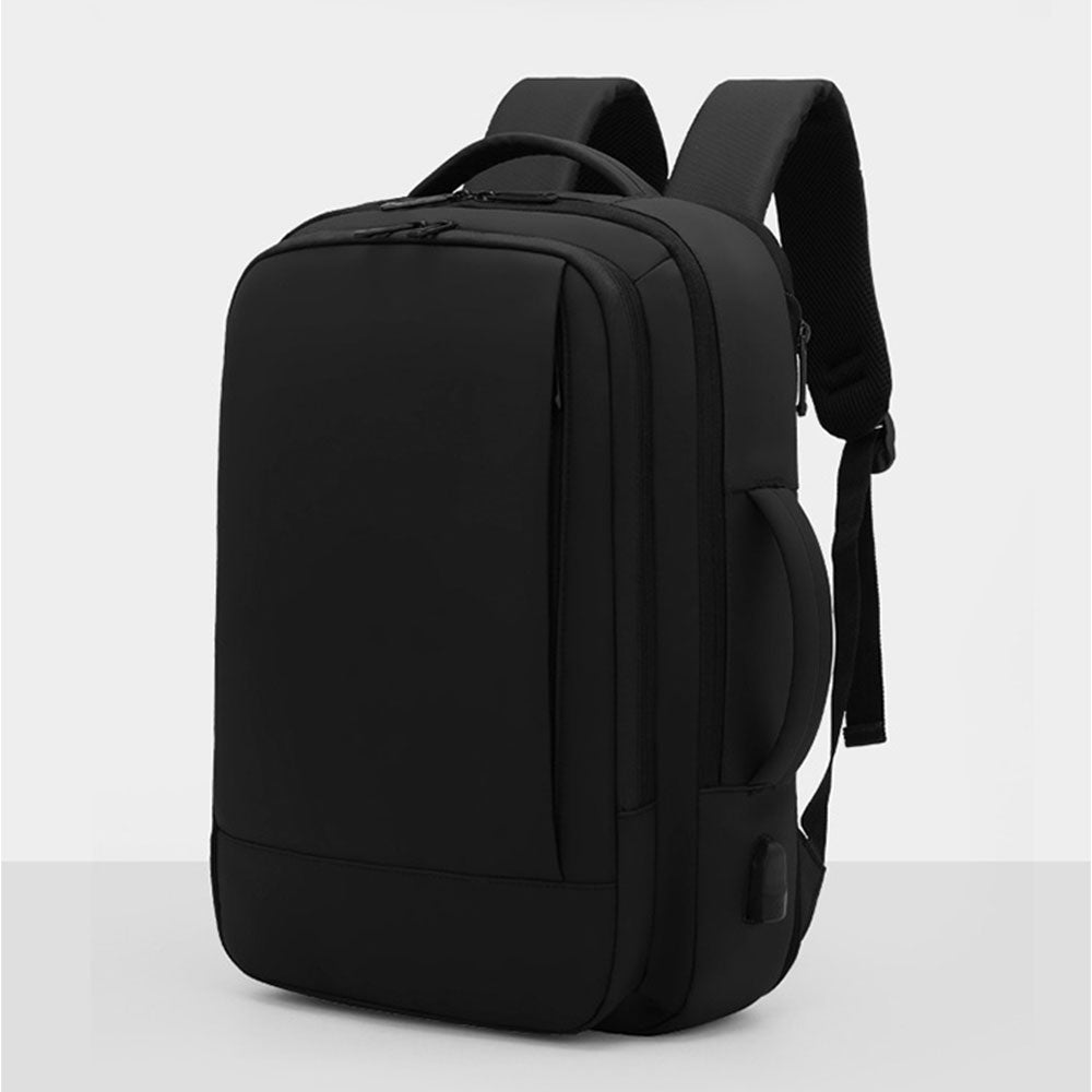 Large Capacity Oxford Backpack for Men Waterproof Bookbag Business Commute Bag with USB Charging Port