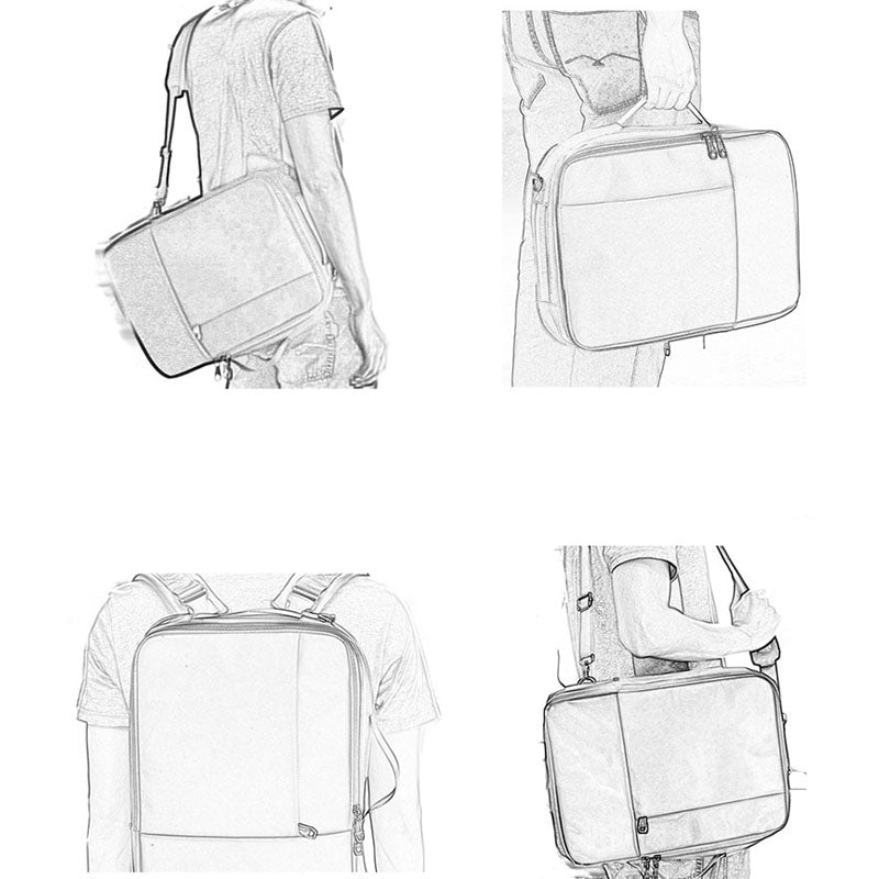 Business Backpack High-Quality Notebook Backbag Multi-use Bag