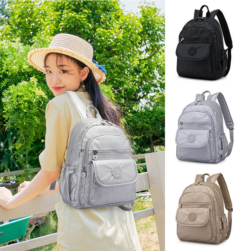 Mini Backpack Solid Color Small Bag Simple Casual Student Bookbags