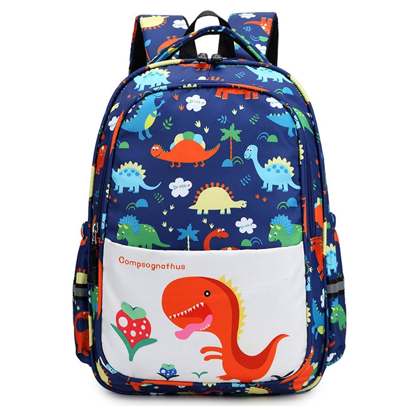 Primary School Bag Spaceship Rocket Pattern Student Backpack For Girls Boys