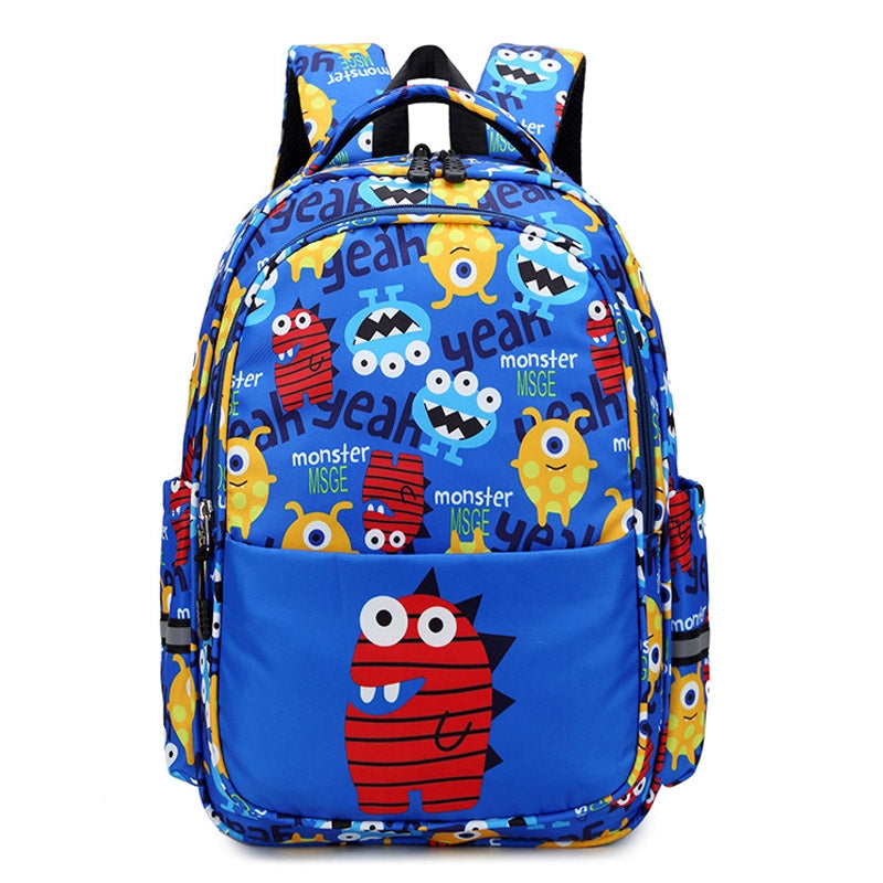 Primary School Bag Spaceship Rocket Pattern Student Backpack For Girls Boys