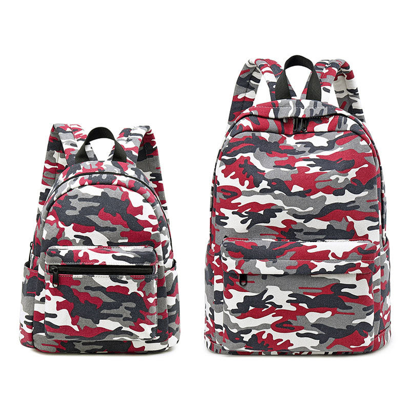 Children Schoolbag Camouflage Backpack Girls Boys Laptop Travel Bag