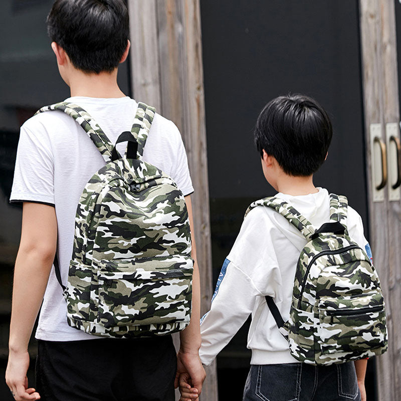 Children Schoolbag Camouflage Backpack Girls Boys Laptop Travel Bag