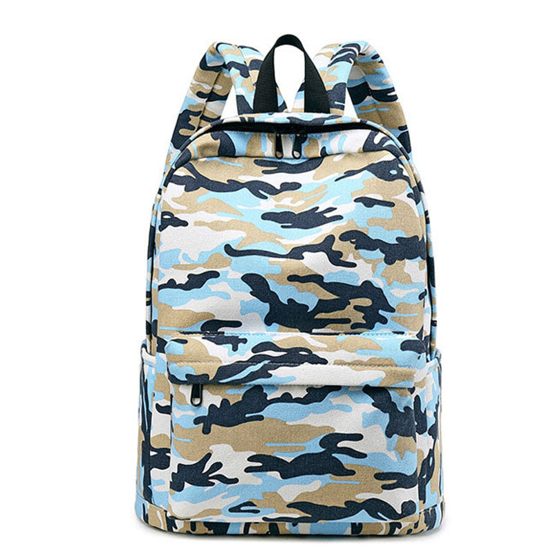 Children Schoolbag Camouflage Backpack Girls Boys Laptop Travel Bag