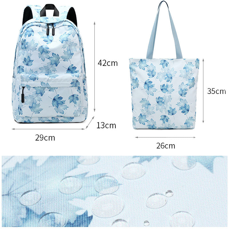 Kids Prints Backpack for Teenage Girls Elementary School Bookbags