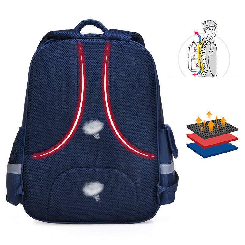 Pupil Students Children England Style Backpack School Bags For Boys