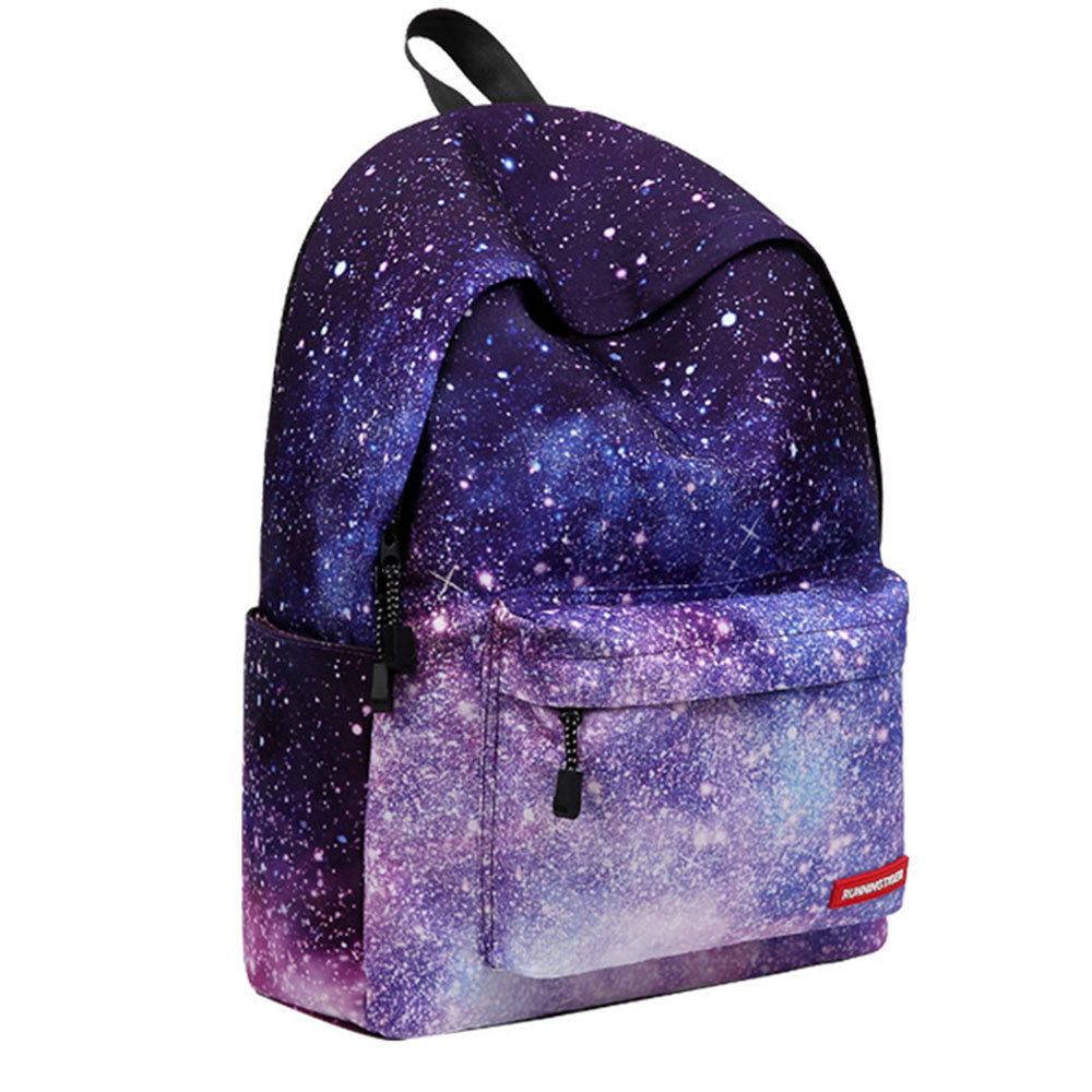 Galaxy Prints School Backpack Set Lunch Bag & Pencil Case Top Level