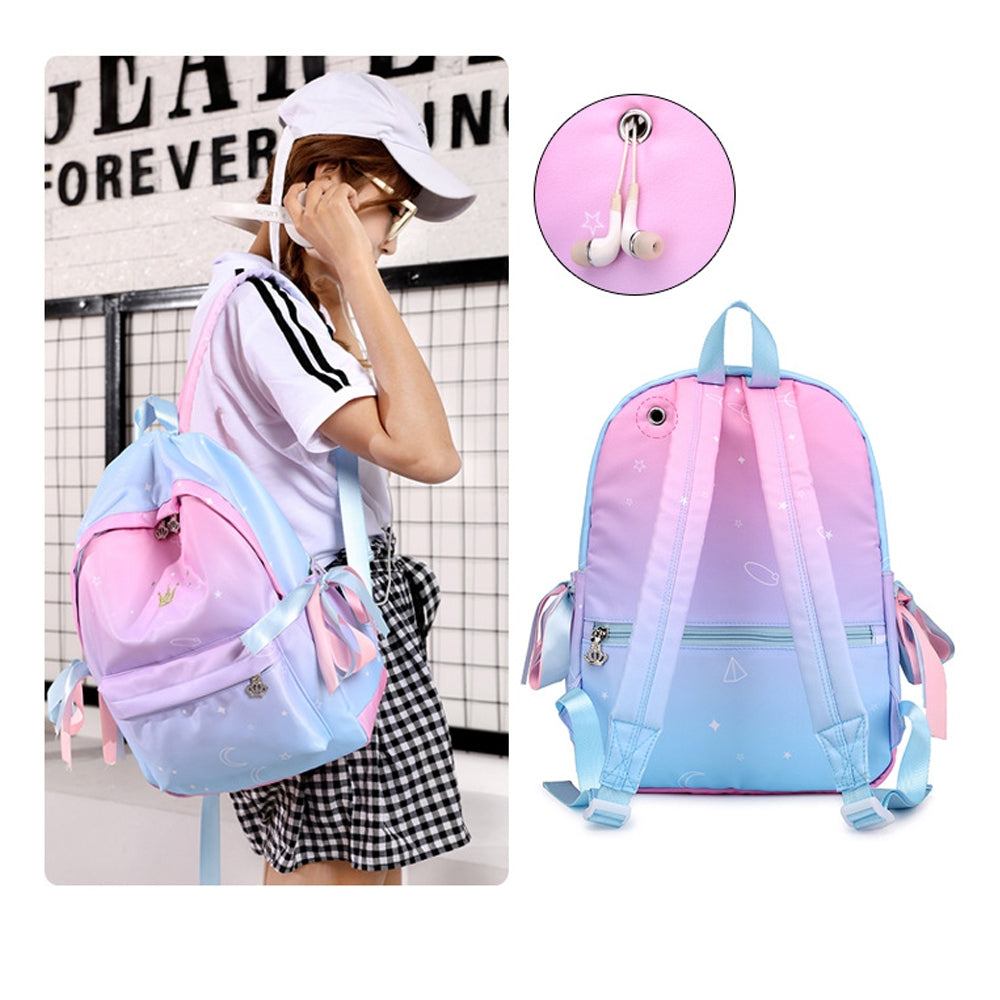 Stylish Back to School Backpack Bookbag for Girls Lightweight Travel Daypack Top Level