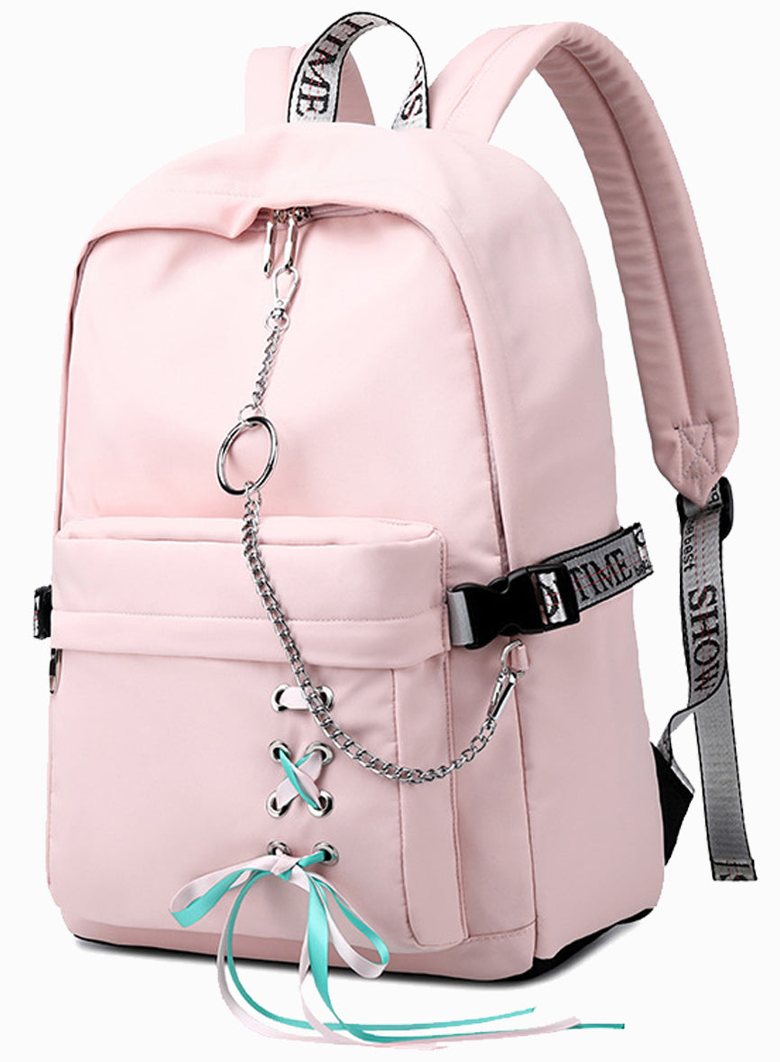 Teen Girls USB Backpack Bookbag Campus Travel Bag for High School Top Level